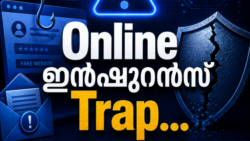 🚨 ഓൺലൈൻ ഇൻഷുറൻസ് ട്രാപ്പ്: കുറഞ്ഞ പ്രീമിയത്തിന്റെ പേരിൽ ചതിക്കുഴിയിൽ വീഴരുത്!